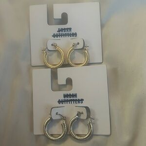 NWT urban outfitters earrings both pairs‎